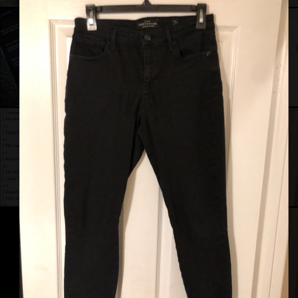 Lucky Brand Black Ava Skinny Jeans